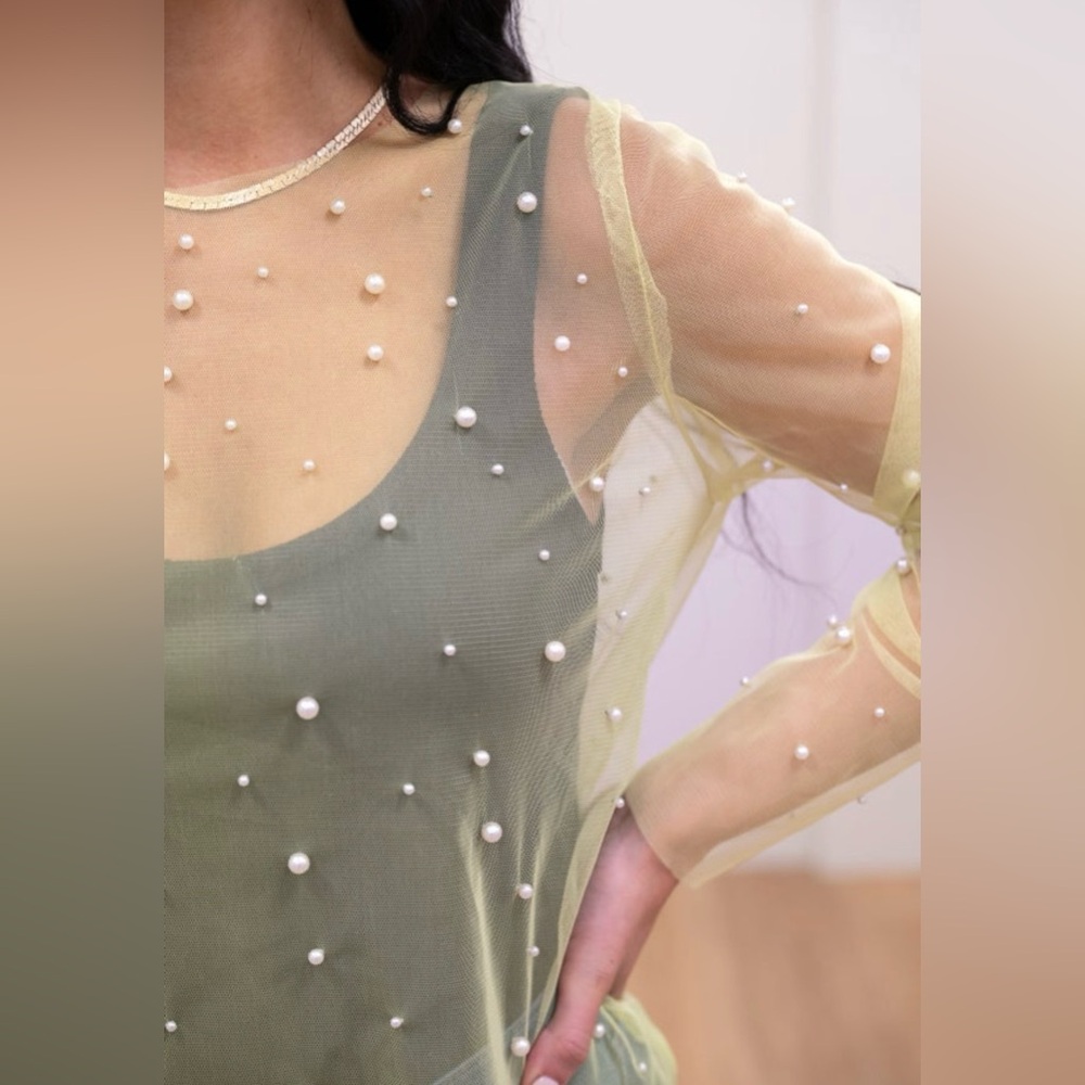 Neon Pearls Top - Picture 3 of 9